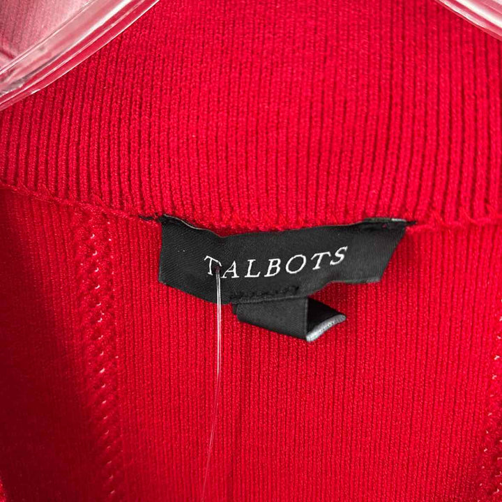Size XL Talbots Red Knit Shirt