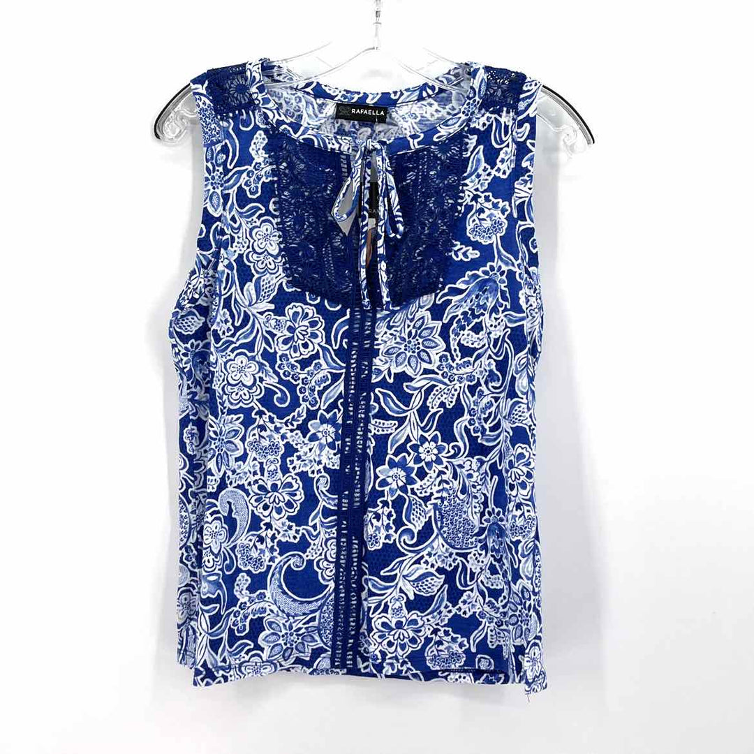 Size S RAFELLA Blue Print Shirt
