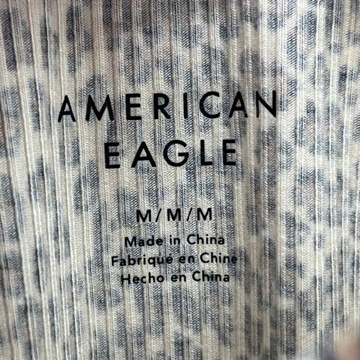Size M AMERICAN EAGLE Brown Print Skirt