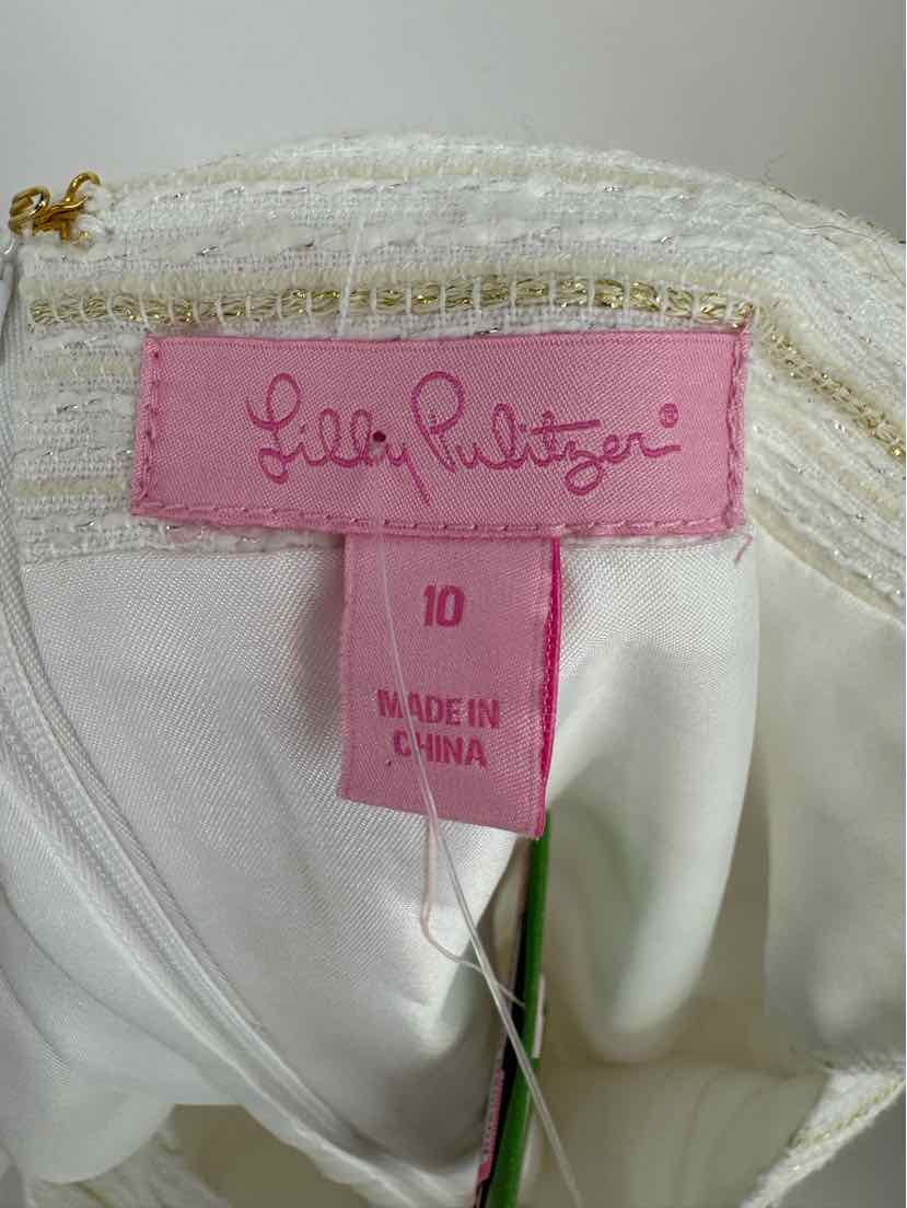 Size 10 Lilly Pulitzer Cream Dress