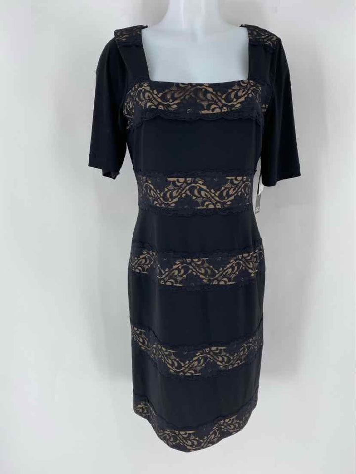 Size 8 Adrianna Papell Black Dress