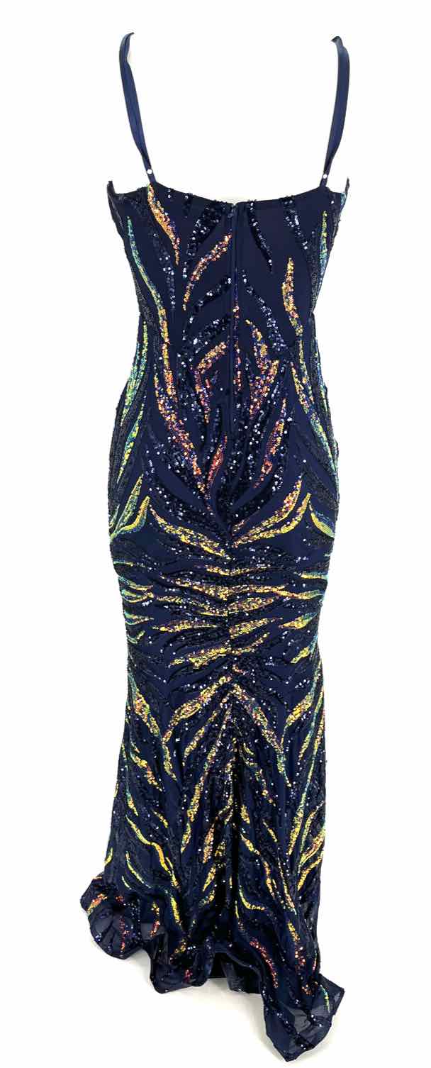 Size S Navy Sequined Dress