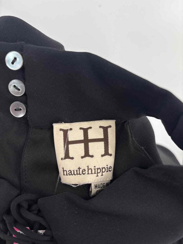 Size M HAUTE HIPPE Black Shirt