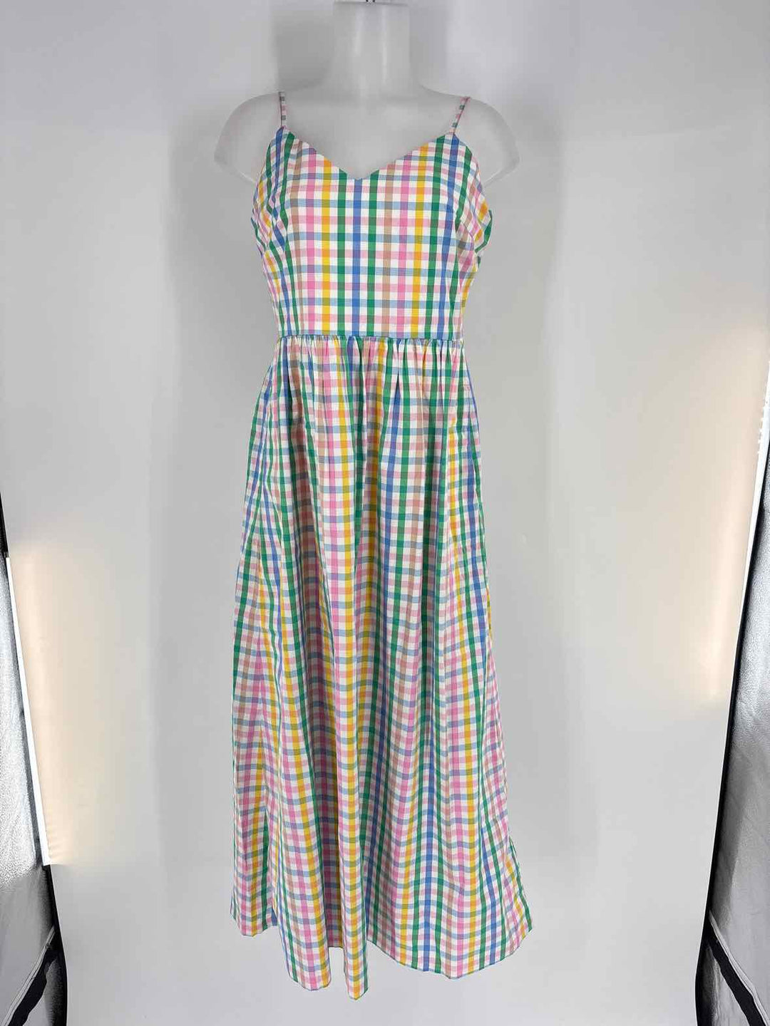Size 6 J Crew Multi-Color Dress
