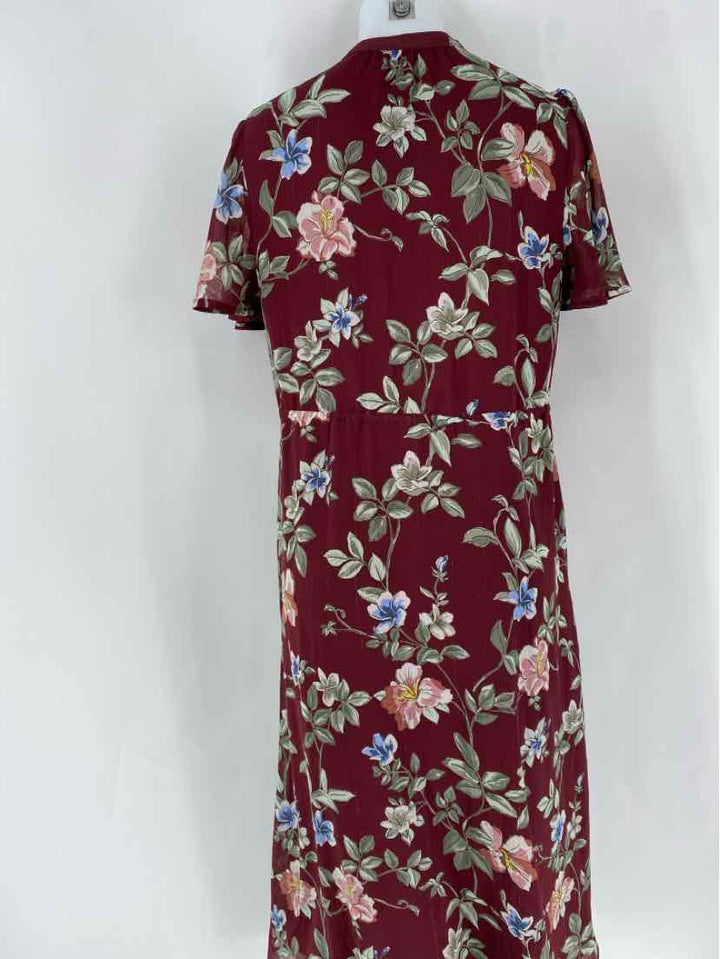 Size S TOMMY BAHAMA Burgundy Dress
