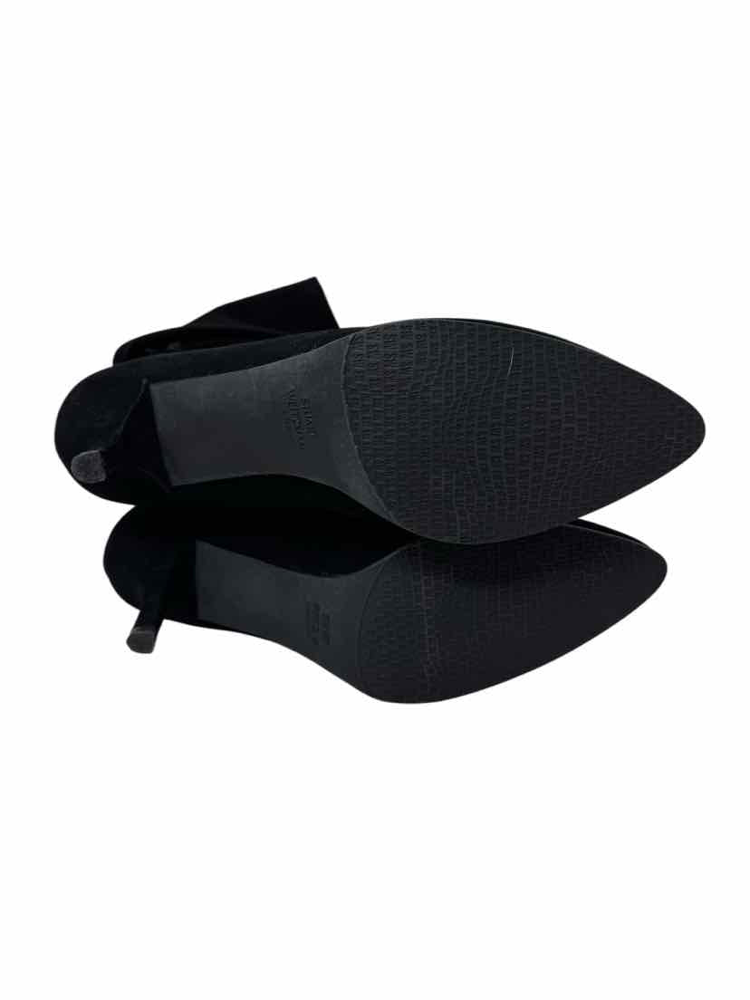 Shoe Size 9 Stuart Weitzman Black Suede Boots