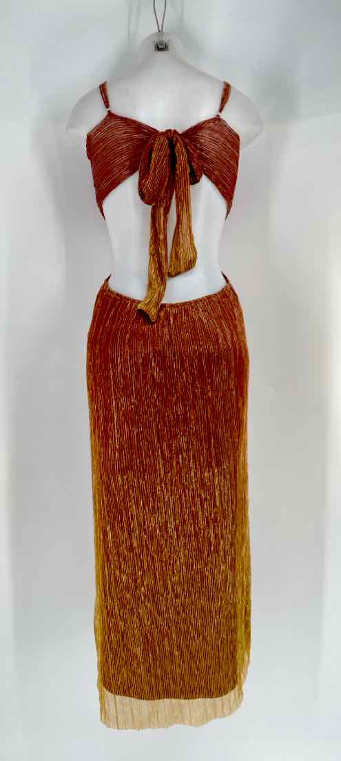 Size L Gold Dress