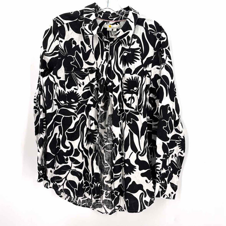 Size 8 Boden Black Shirt