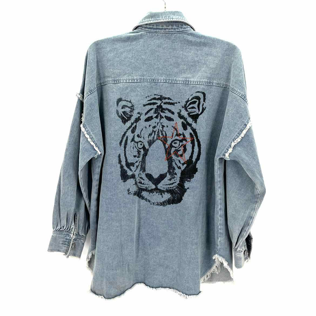 Size S Light Blue Denim Jacket