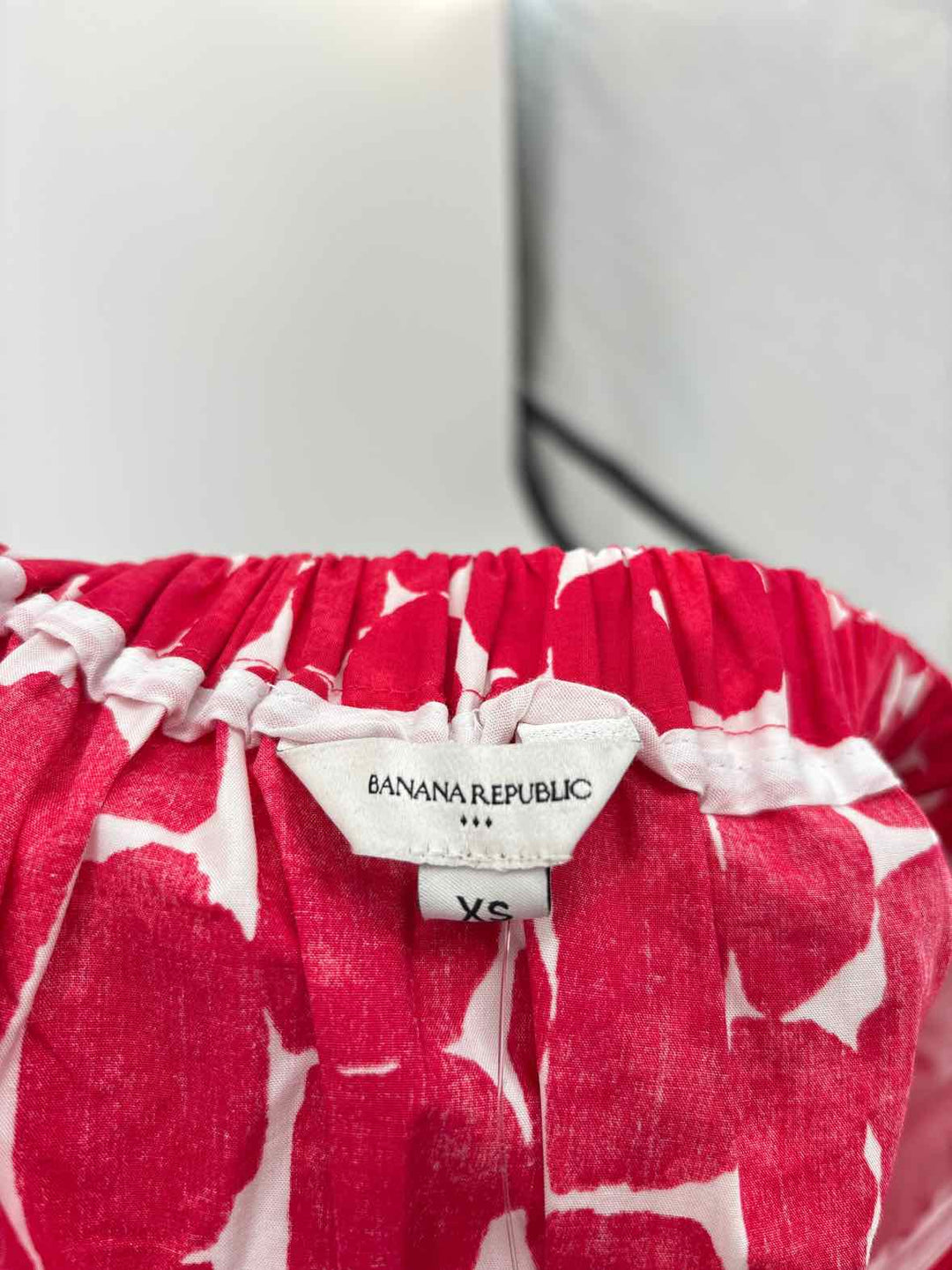 Size XS Banana Republic Red Print Skirt