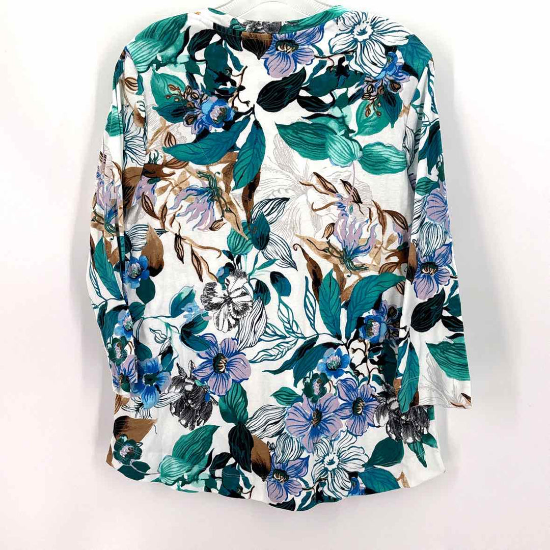 Size L Chico's Multi-Color Cotton Shirt