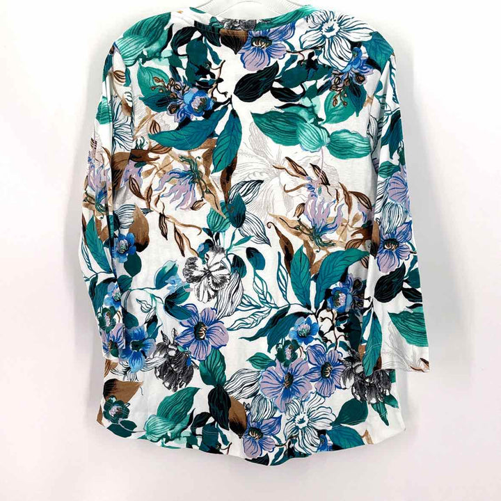 Size L Chico's Multi-Color Cotton Shirt