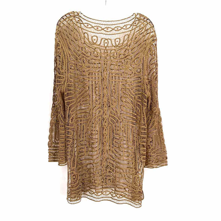 Size XL Gold Knit Swimsuit