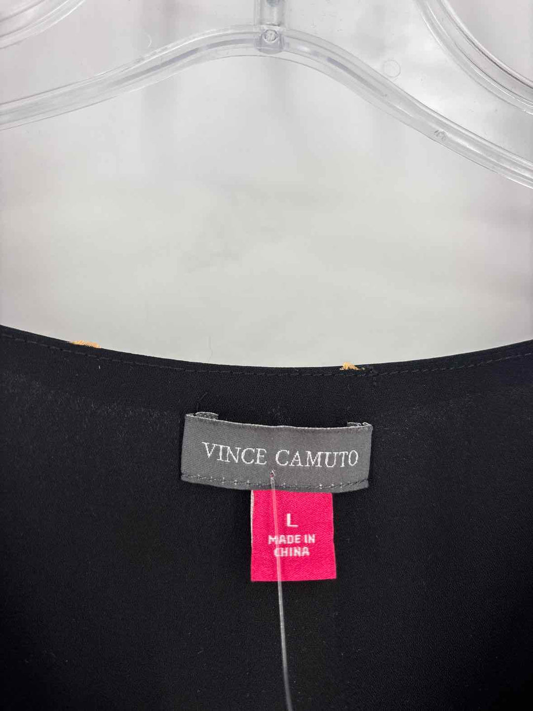 Size L Vince Camuto Black Shirt