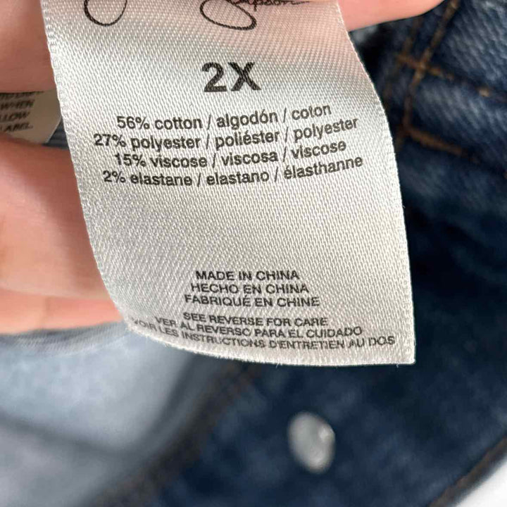 Size 2X Jessica Simpson Denim Jacket