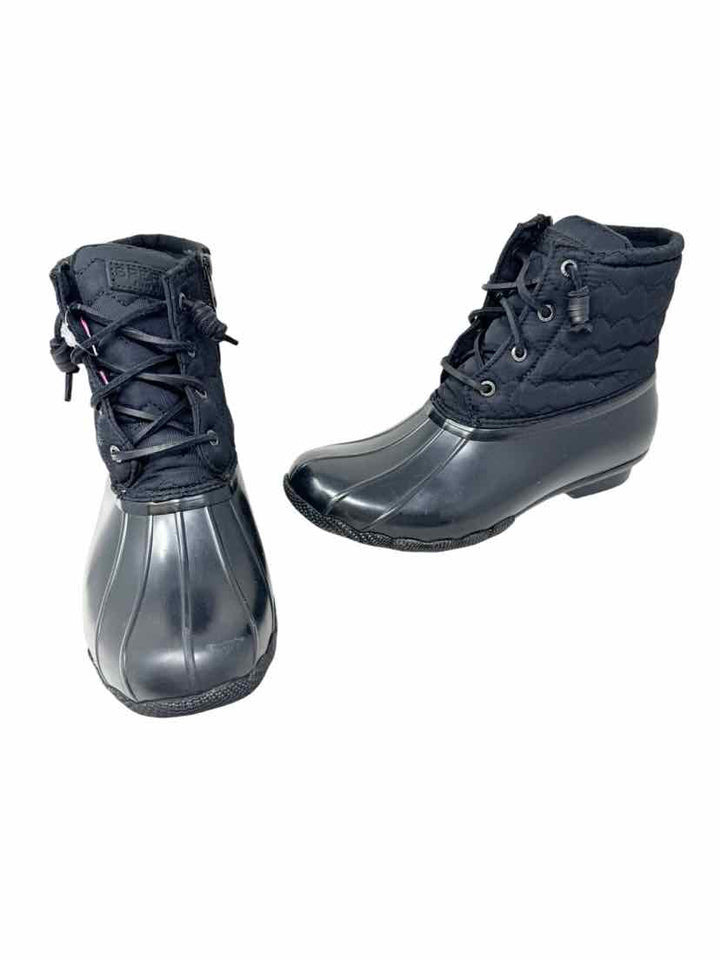 Shoe Size 8 Sperry Black Boots