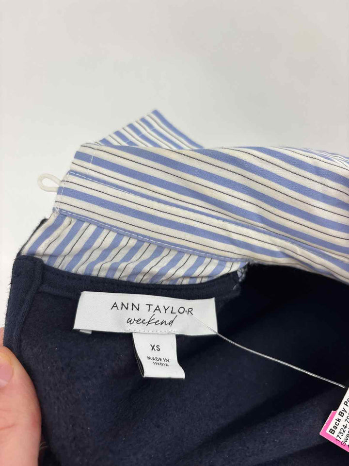 Size XS Ann Taylor Navy Sweater