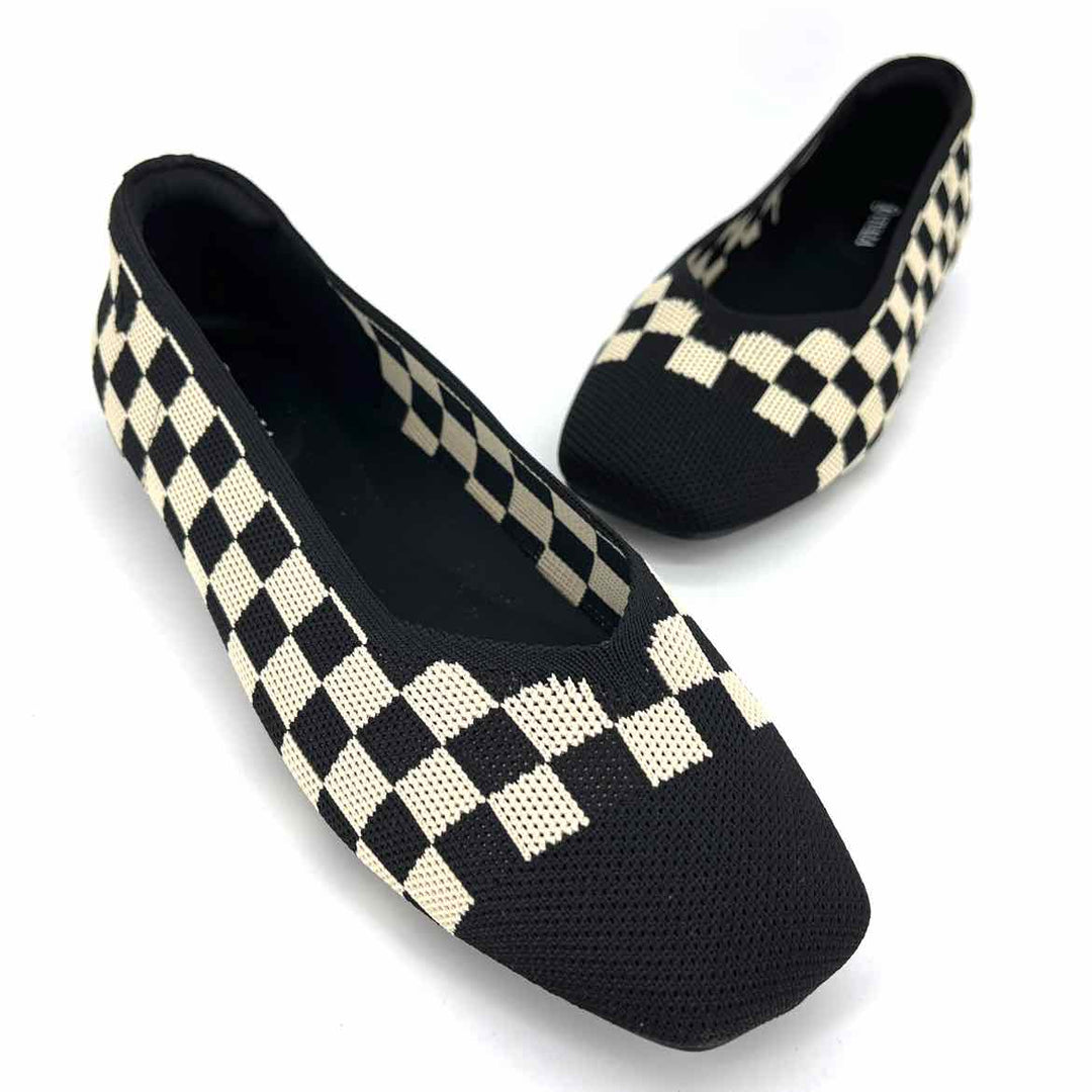 Shoe Size 39.5 VIVAIA Multi-Color Knit Flats