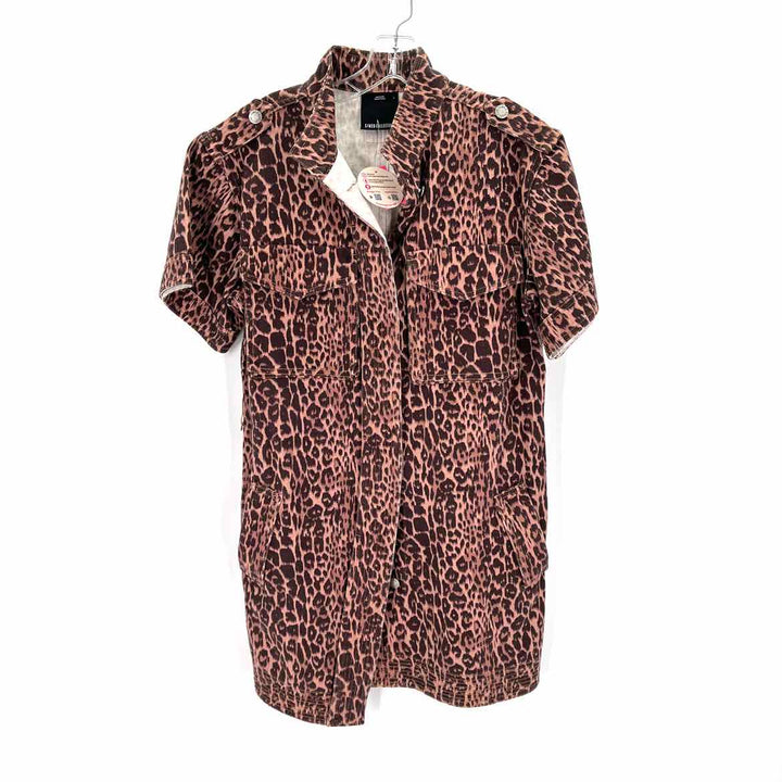 Size S C/MEO Collective Brown Denim Dress
