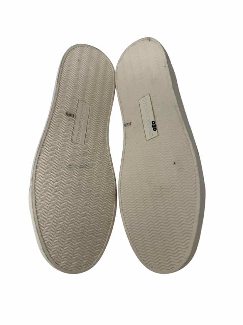 Shoe Size 8.5 LUCKY Cream Sneakers