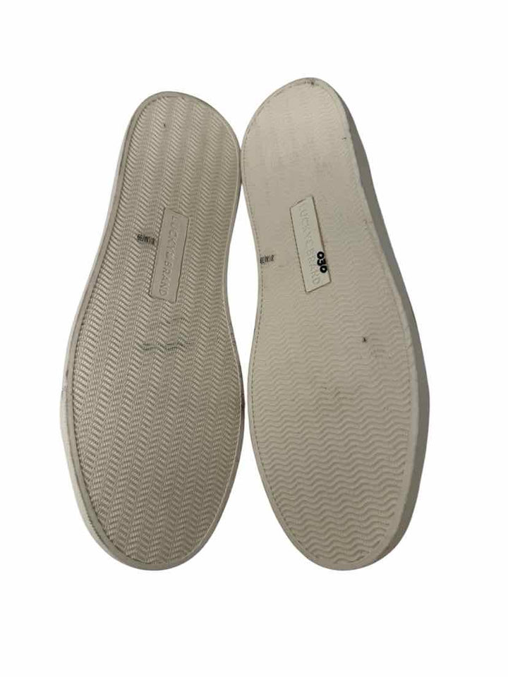 Shoe Size 8.5 LUCKY Cream Sneakers