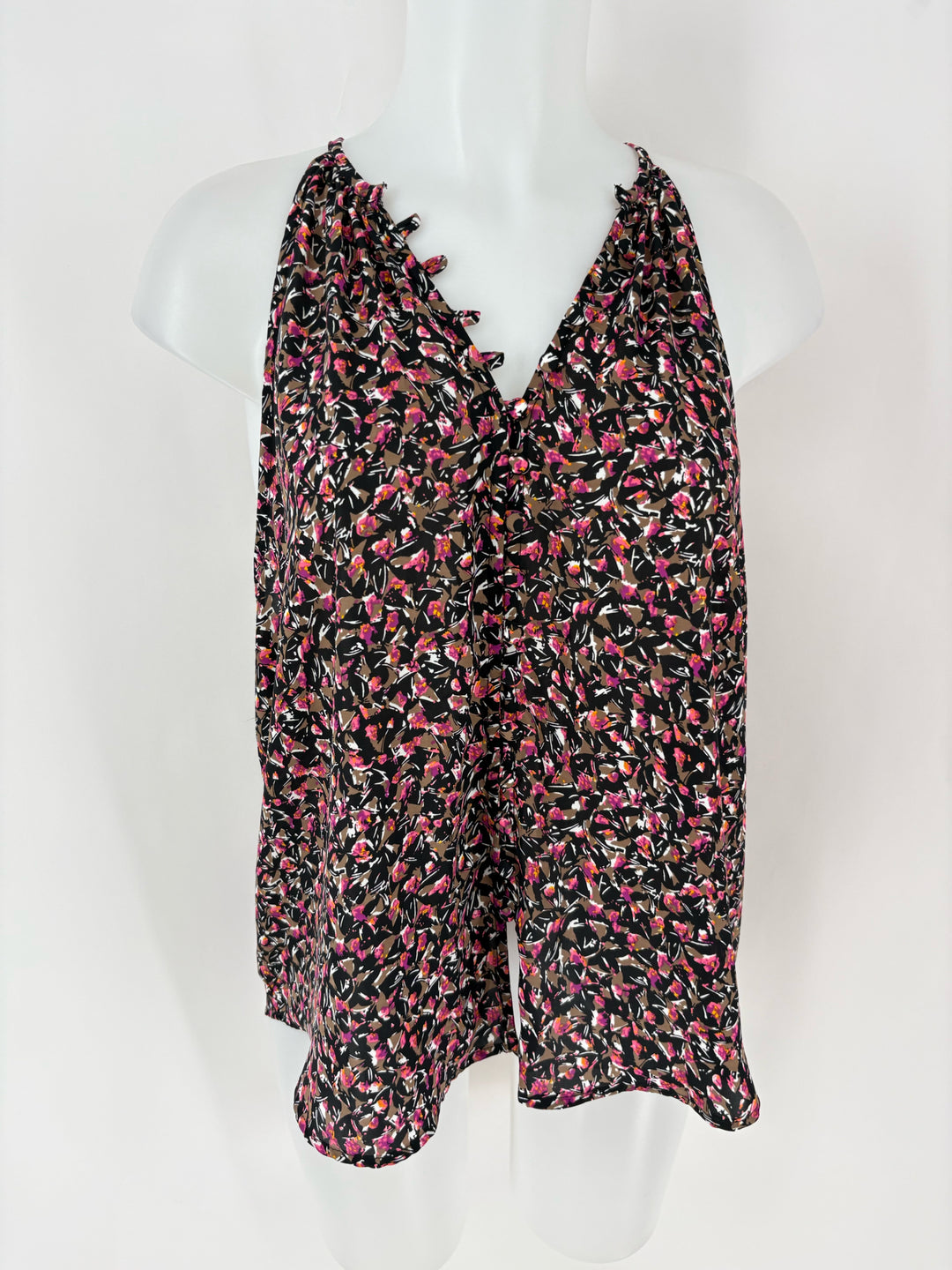 Size XL Black Print Shirt