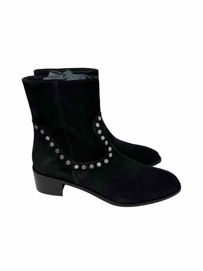 Shoe Size 10.5 Aqatalia Black Leather Boots