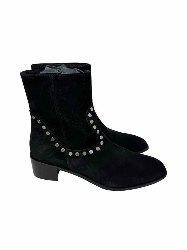 Shoe Size 10.5 Aqatalia Black Leather Boots