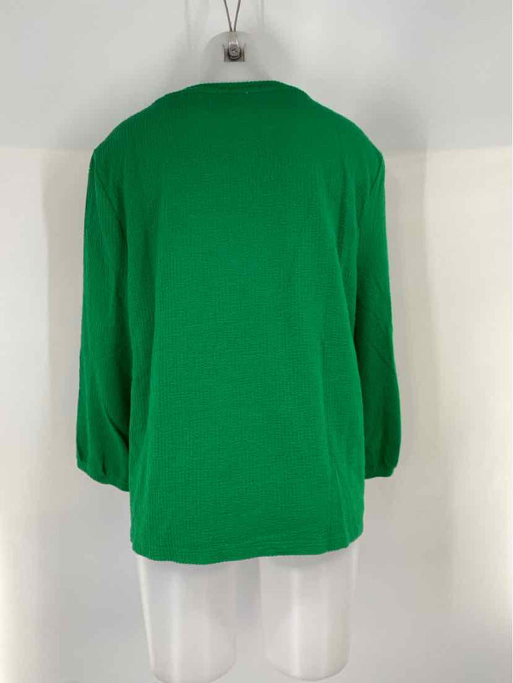 Size XL Talbots Green Shirt
