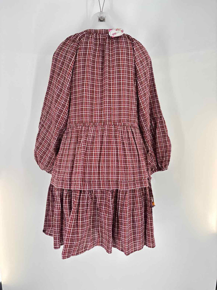 Size M MADEWELL Burgundy Dress
