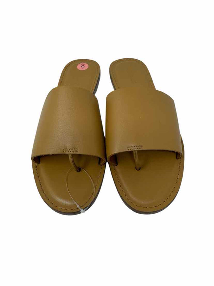Shoe Size 9 MADEWELL Tan Leather Sandals