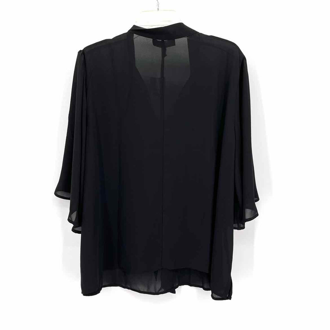 Size 24 ELOQUII Black Shirt