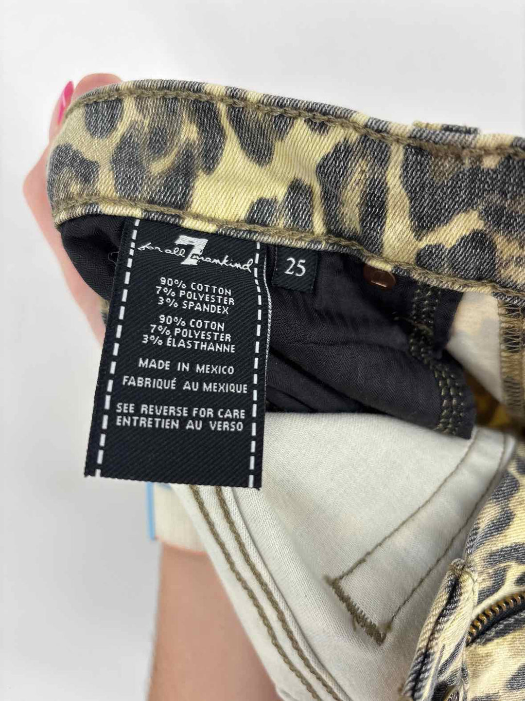 Size 25 SEVEN OF ALL MANKIND Tan Pants
