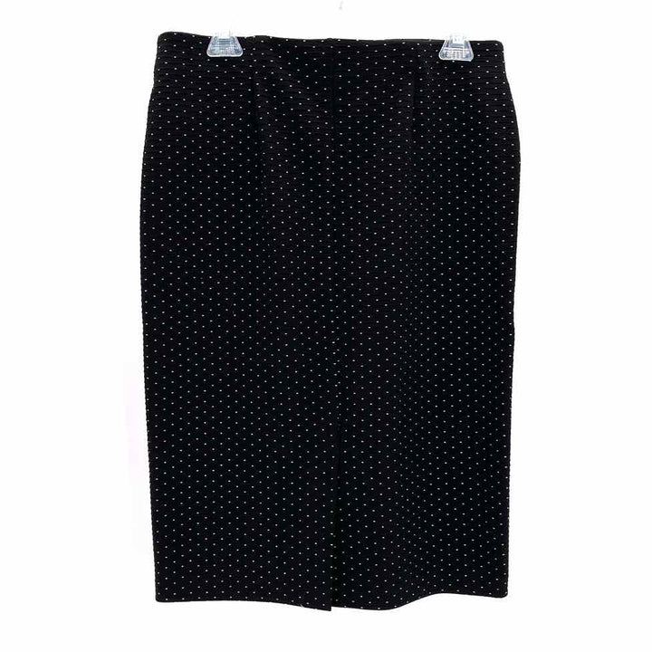 Size M LOFT Black Print Skirt