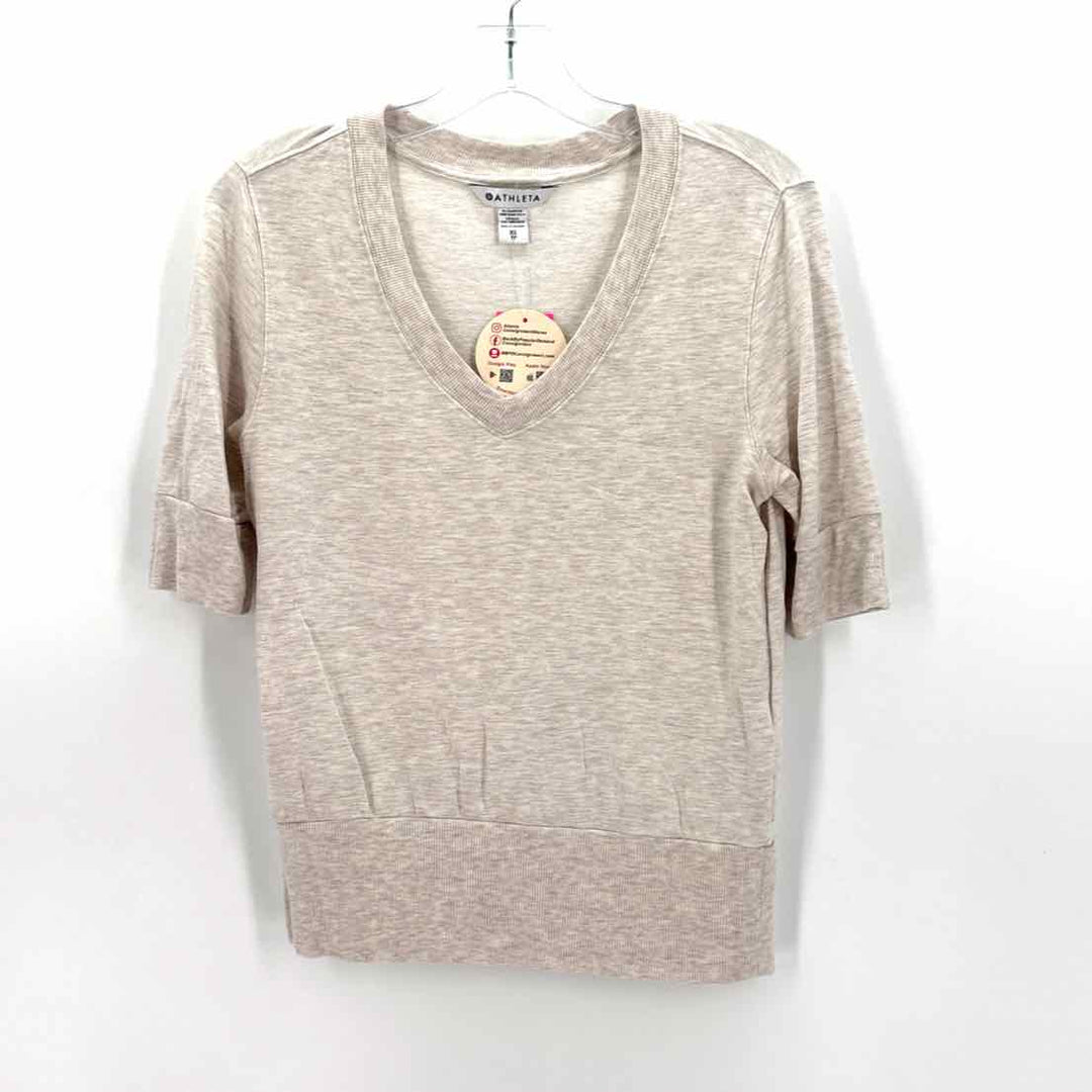Size XS Athleta Beige Shirt