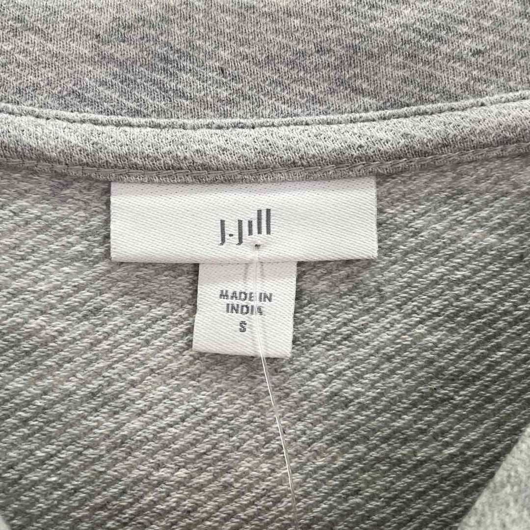 Size S J JILL Gray Cotton Sweater