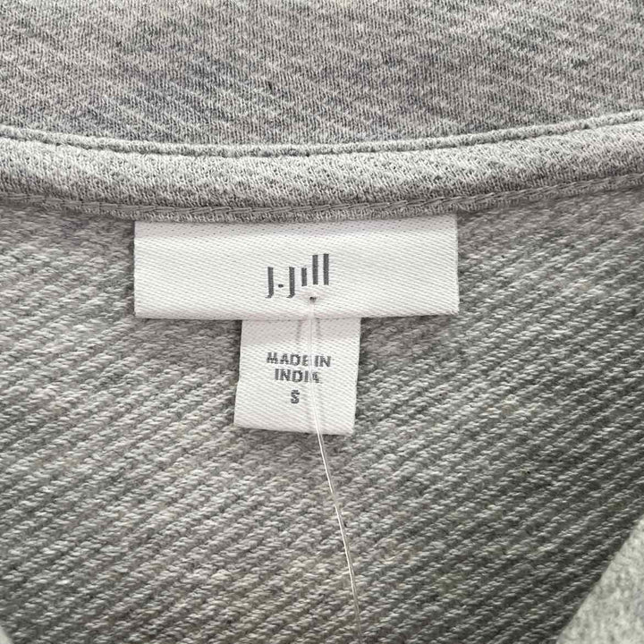 Size S J JILL Gray Cotton Sweater
