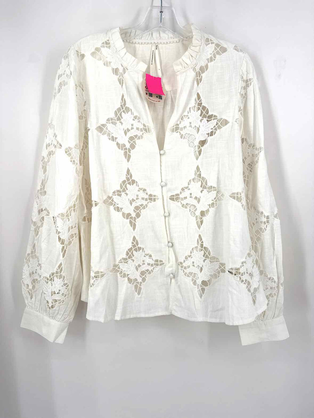 Size L Anthropologie White Shirt