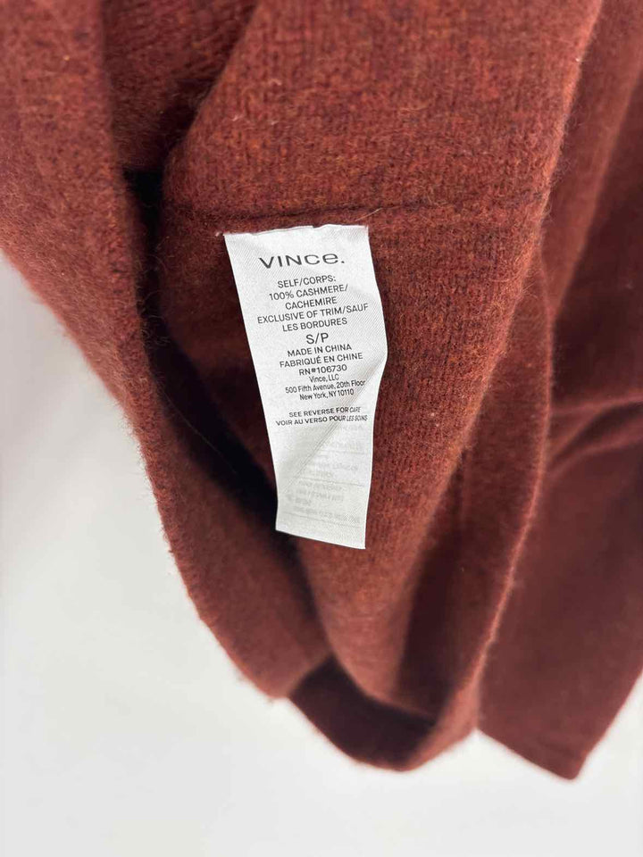 Size S VINCE Brown Cashmere Sweater
