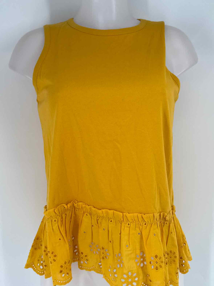 Size XS J Crew Yellow Shirt