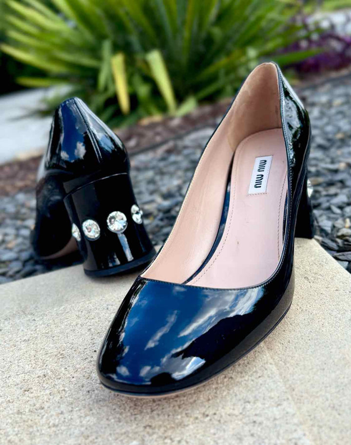 Shoe Size 39 MIU MIU Black Luxury - Pumps