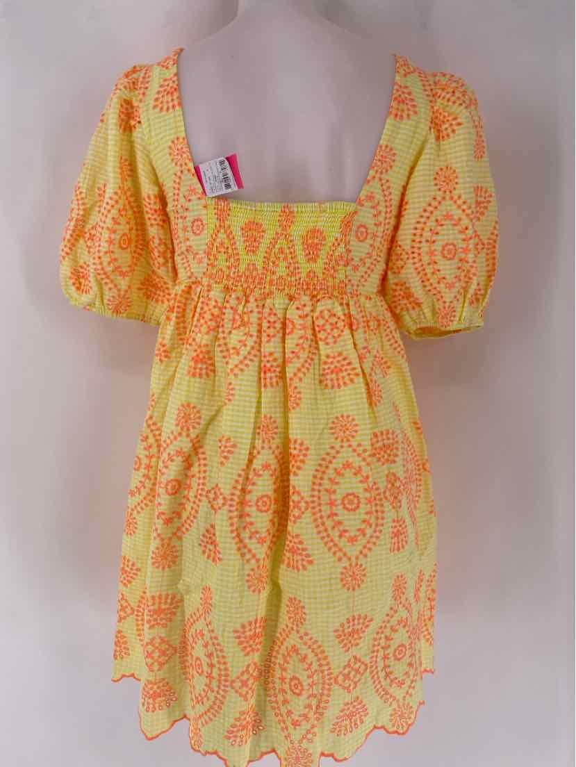 Size 6 Lilly Pulitzer Yellow Print Dress