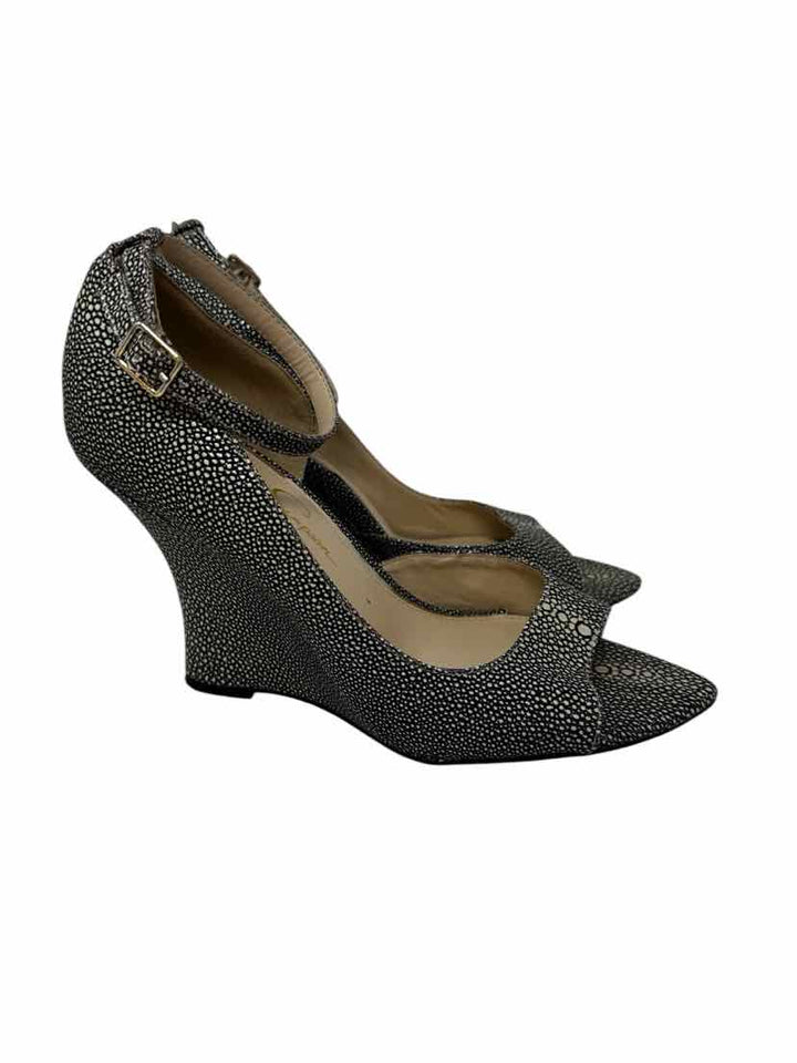 Shoe Size 8 Jessica Simpson Black/White Sandals