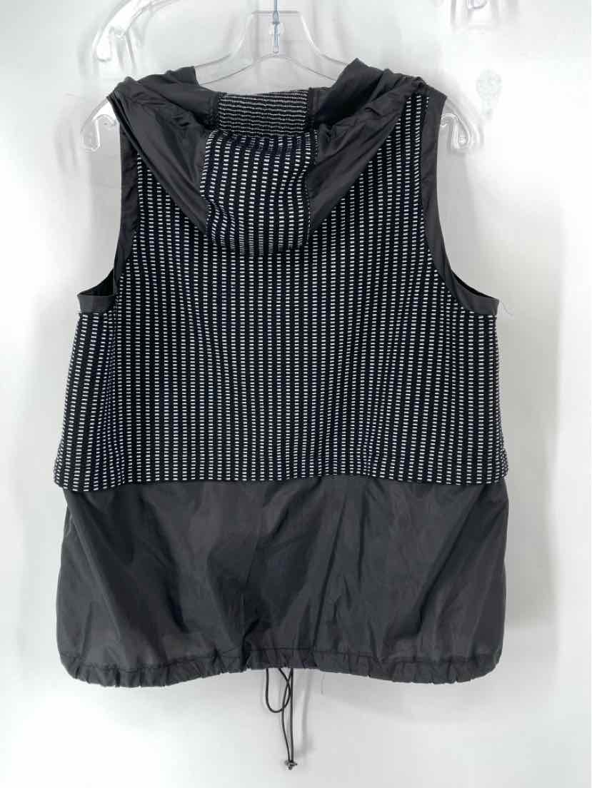 Size L Chico's Black/White Vest