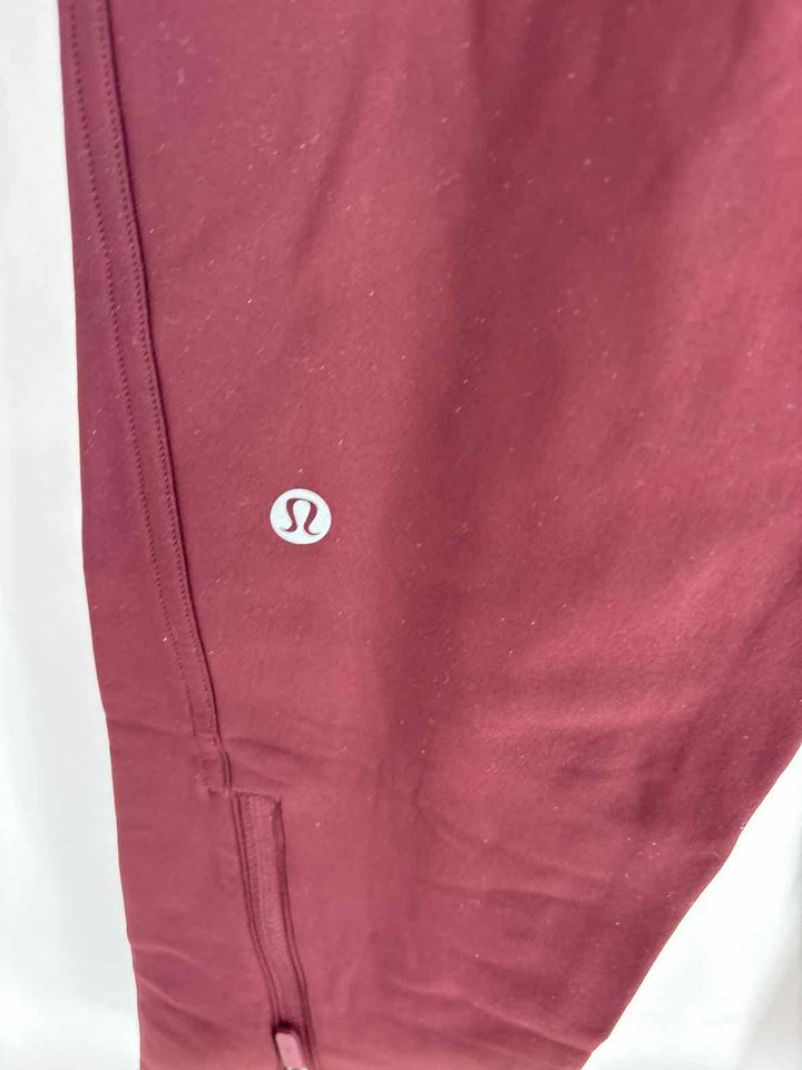 Size 4 Lululemon Burgundy Pants