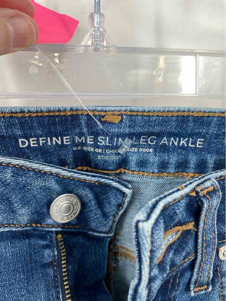 Size 0 Chico's Denim Jeans