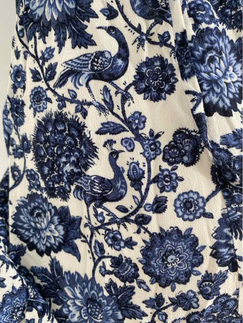 Size 36 Blue Print Dress