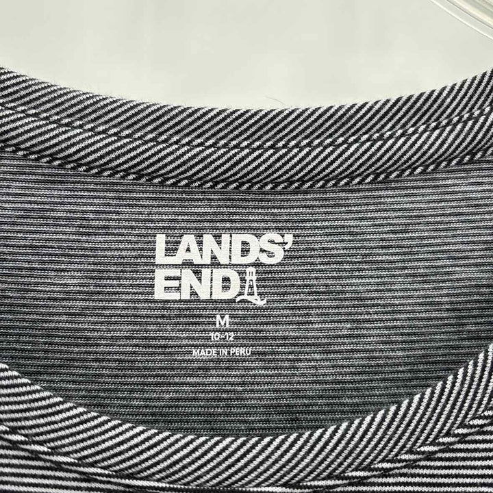 Size M LAND END Multi-Color Knit Shirt
