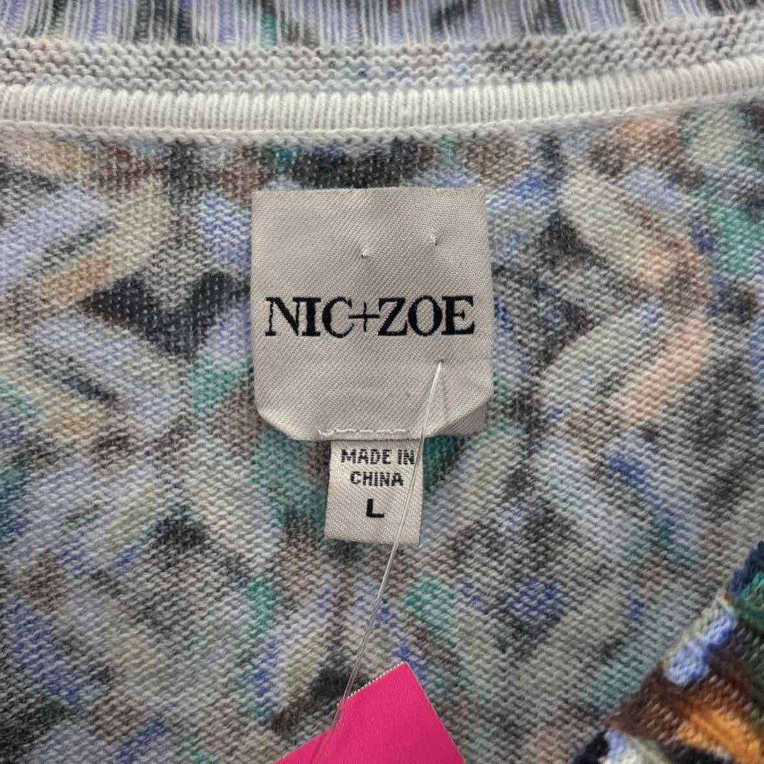 Size L NIC + ZOE Blue Sweater