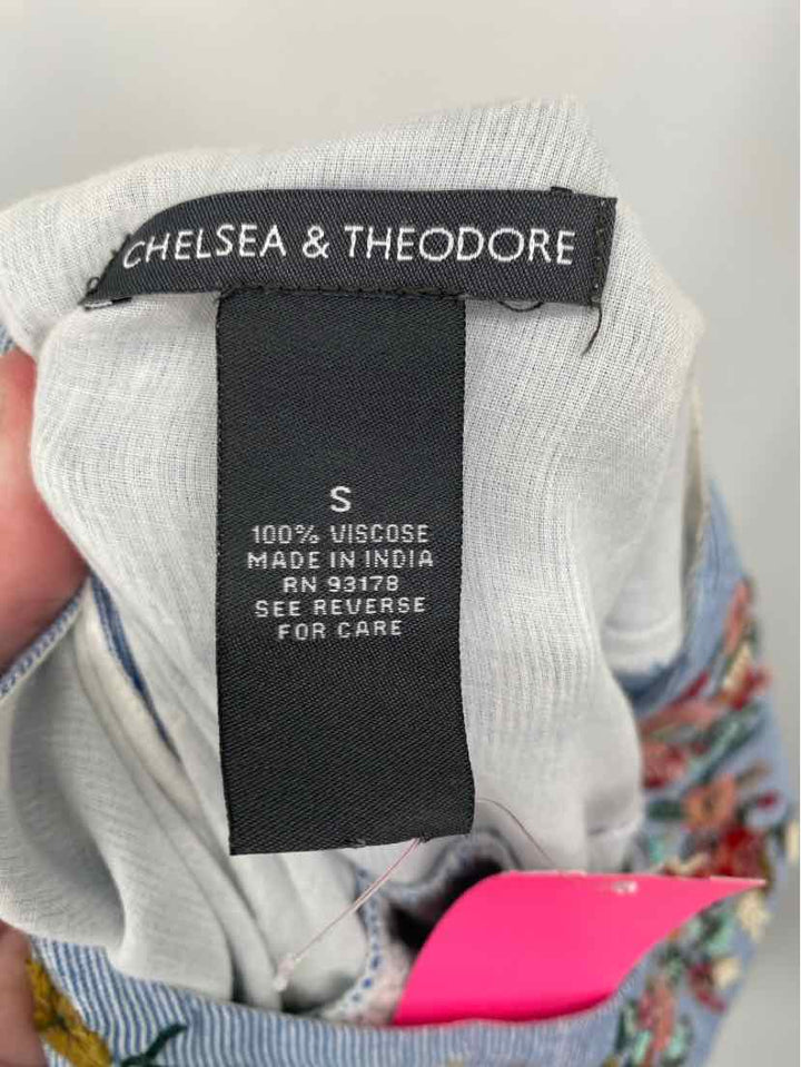 Size S CHELSEA & THEODORE Blue Dress